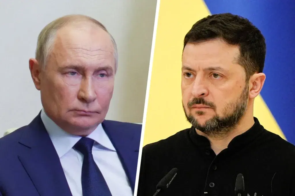 Zelensky labels Putin a ‘slave to war’
