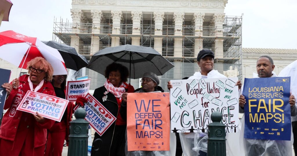 Listen Live: Supreme Court hears Louisiana congressional map case with Voting Rights Act implications
