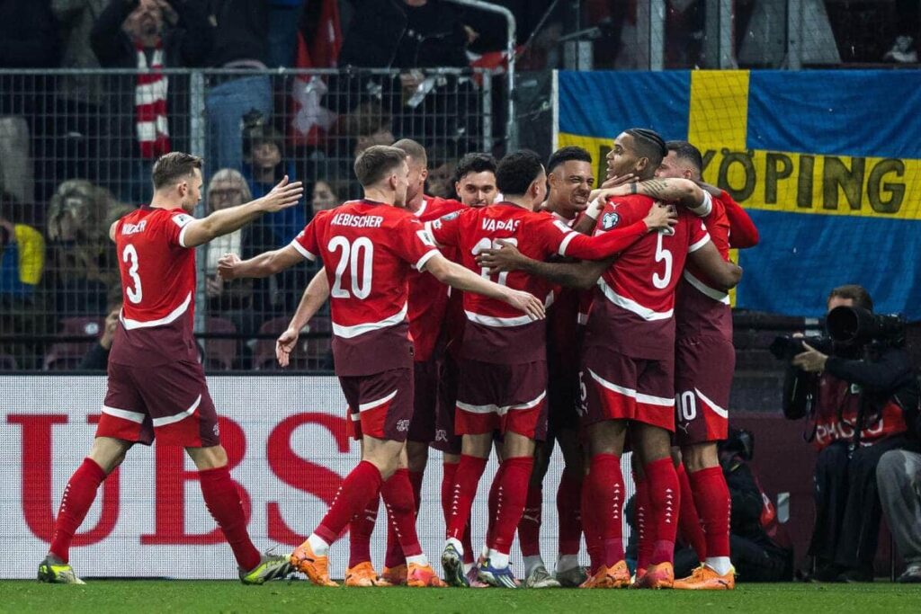 Switzerland and Spain essentially seal spots