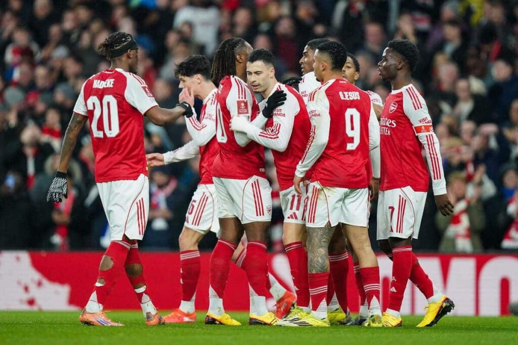 Gunners produce historic first half